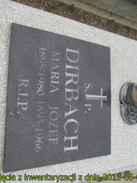 Maria Dirbach 1898 Siemianowice Śląskie - Grobonet - Wyszukiwarka osób pochowanych