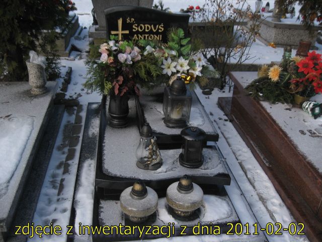 Grób MAŁGORZATA SODUŚ