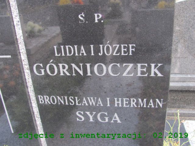 Herman Syga Siemianowice Śląskie - Grobonet - Wyszukiwarka osób pochowanych